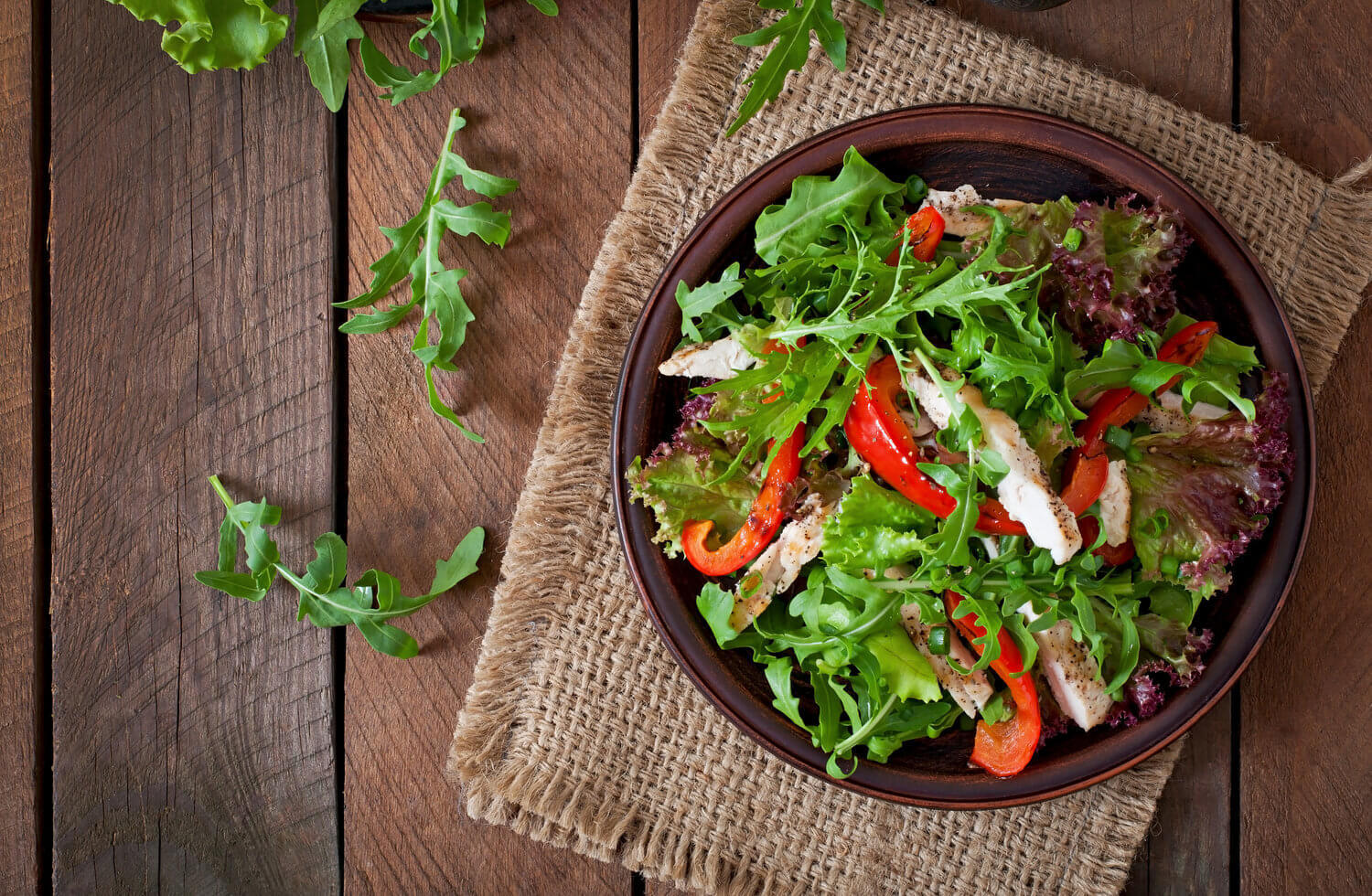 fresh low carb salad