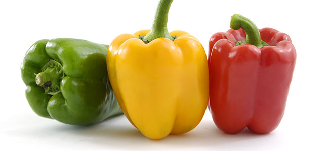 Green, Yellow, Red Bell Peppers