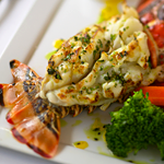 Broiled Lobster with Garlic Oil